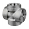China Supplier Forged Fittings ASTM A182 F317L Stainless Steel Cross Male Female Thread ASME B16.11 DN80 3000LB 