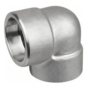 China Forged Elbow Manufacturer ASME SA182 F321 Stainless Steel Socket Weld 90 Degree Elbow ASME B16.11 DN80 3000#