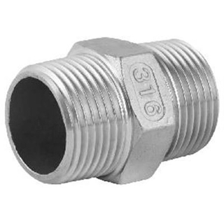 Stainless Steel Casting Pipe Fittings Hex Nipple