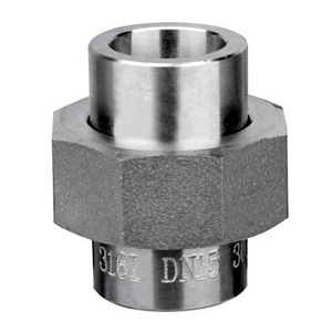 China Manufacturer Forged Fittings ASTM A182 F310/F317 Stainless Steel Union Socket Weld 1" 3000LBS MSS SP-83