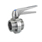 Sanitary Male Butterfly Valve With Stainless Steel Handle
