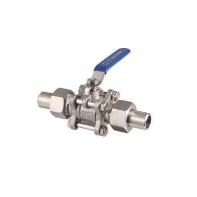 Stainless Steel 3PC Weld Ball Valve