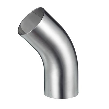 Sanitary 45 Degree Long Welded Elbow