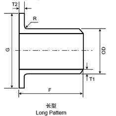 asme b16.9 long pattern lap joints stub ends
