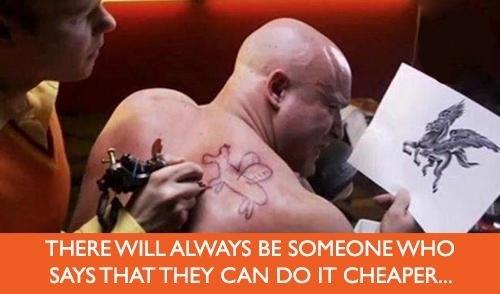 There will always be someone who says that they can do it cheaper