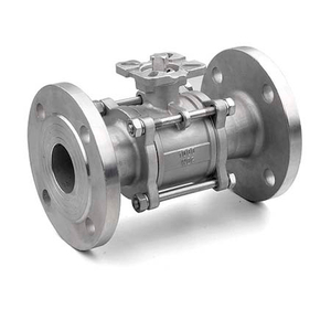 3PC Flange Ball Valve with Mounting Pad