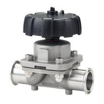 Manual Clamped 2 Way Pneumatic Diaphragm Valve