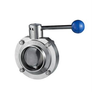 Stainless Steel Welded Butterfly Valve With Pull-rod Handle