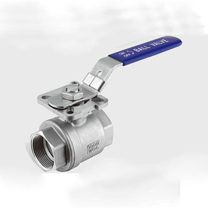 2PC Thread Ball Valve with Direct Mounting Pad (1000WOG)