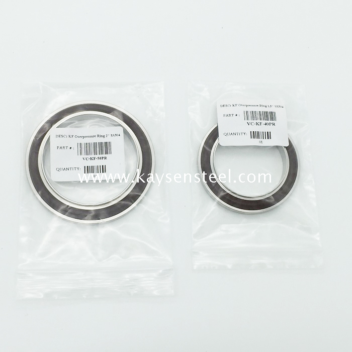 KF Centering Ring with viton oring and outer ring Vacuum Fitting stainless steel 304