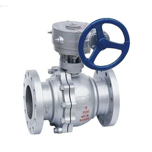 150LB/300LB Flanged Ball Valves with Worm Gear