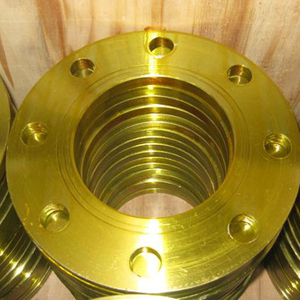 Golden Coating Forged Plate Flanges A694 F42, F46, F48, ASTM A182 FF Plate Flange, DN80, PN16, UNI2278-67