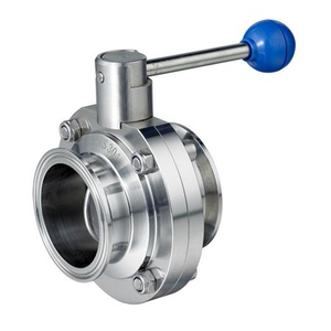 SMS Quick Installed Butterfly Valve With Pull-rod Handle