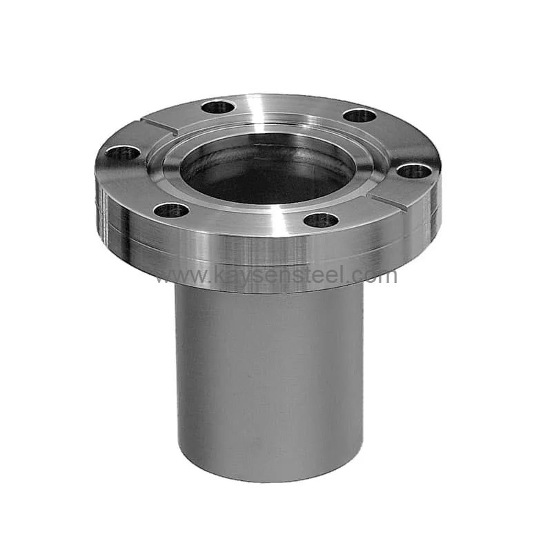 CF Vacuum Component Vacuum Flange Fittings Half Nipple Nonrotatable SS304/SS316L Wholesale