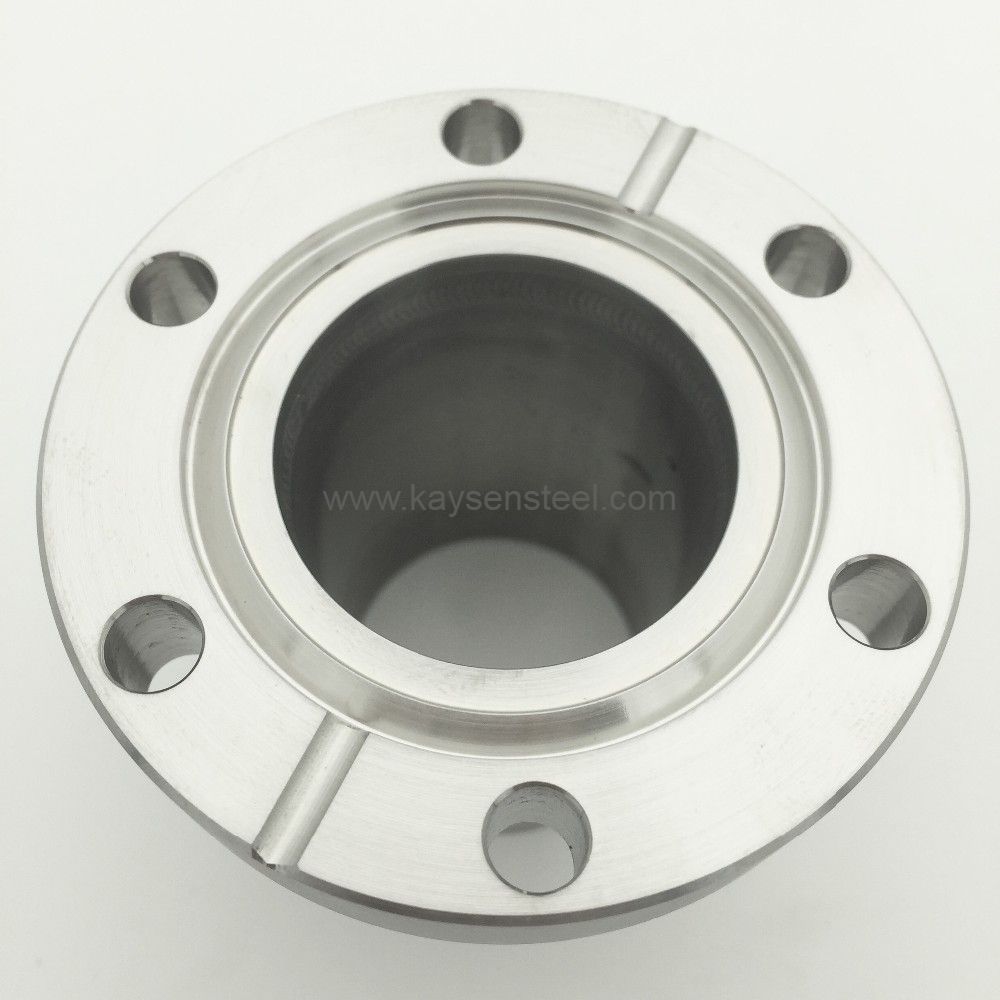 CF Vacuum Component Vacuum Flange Fittings Half Nipple Nonrotatable SS304/SS316L Wholesale
