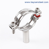 Sanitary Round Pipe Clamp with base plate