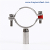 Sanitary Round Pipe Clamp with base plate