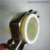 Sanitary Hex Pipe Holder with ABS Sleeve