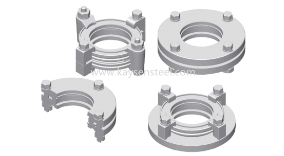 iso flanges assemble